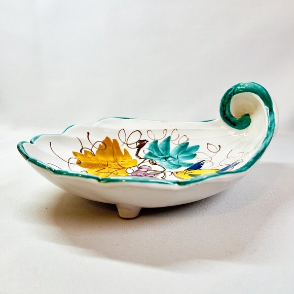 Peasant Village Italian Handcrafted Vintage Bowl Artisan Hand Painted Ceramics - Picture 3 of 8